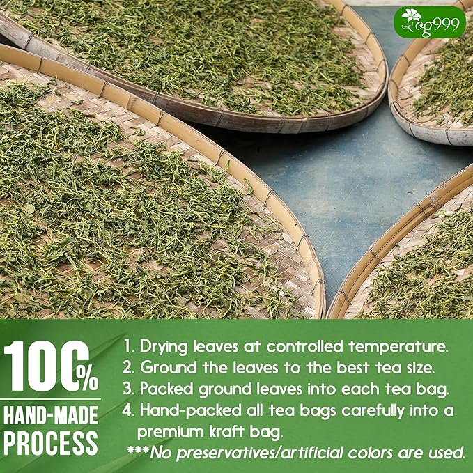 TOG999, Premium 120 Thyme Leaf Tea Bags, 100% Natural & Pure. Loose Leaf Thyme Herbal Tea. No Sugar, No Caffeine, No Gluten, Vegan.