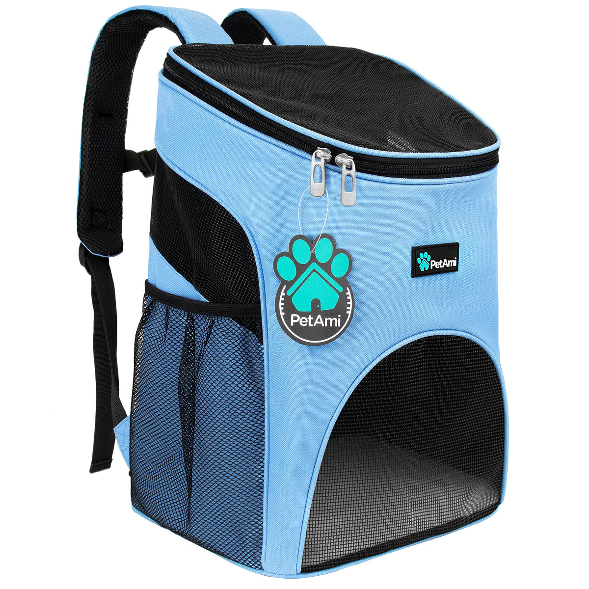 PetAmi Cat Backpack Carrier for Small Dogs and Large Cats, Airline Approved