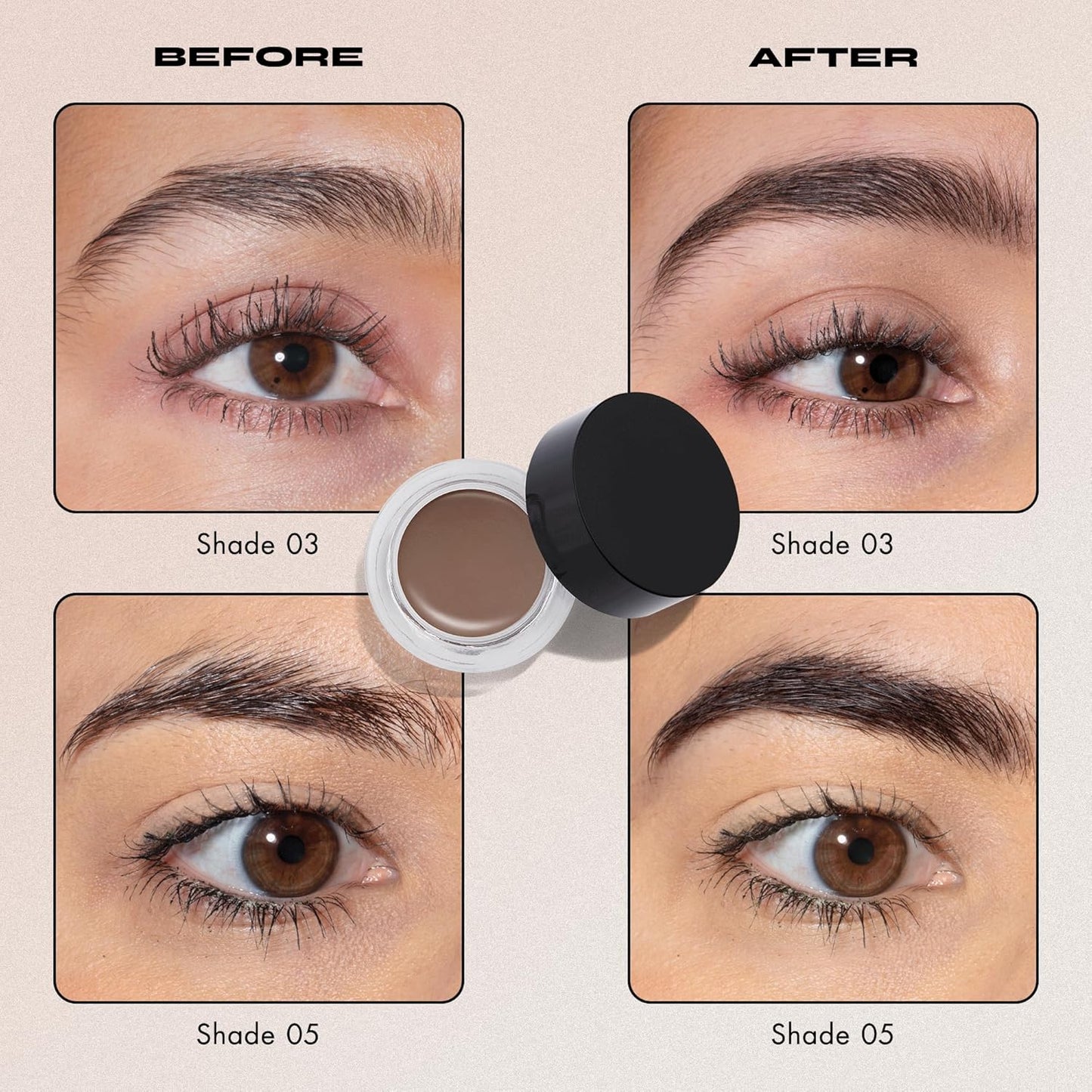 Milani Stay Put Brow Color - Medium Brown (0.09 Ounce) Vegan, Cruelty-Free Eyebrow Color that Fills and Shapes Brows…