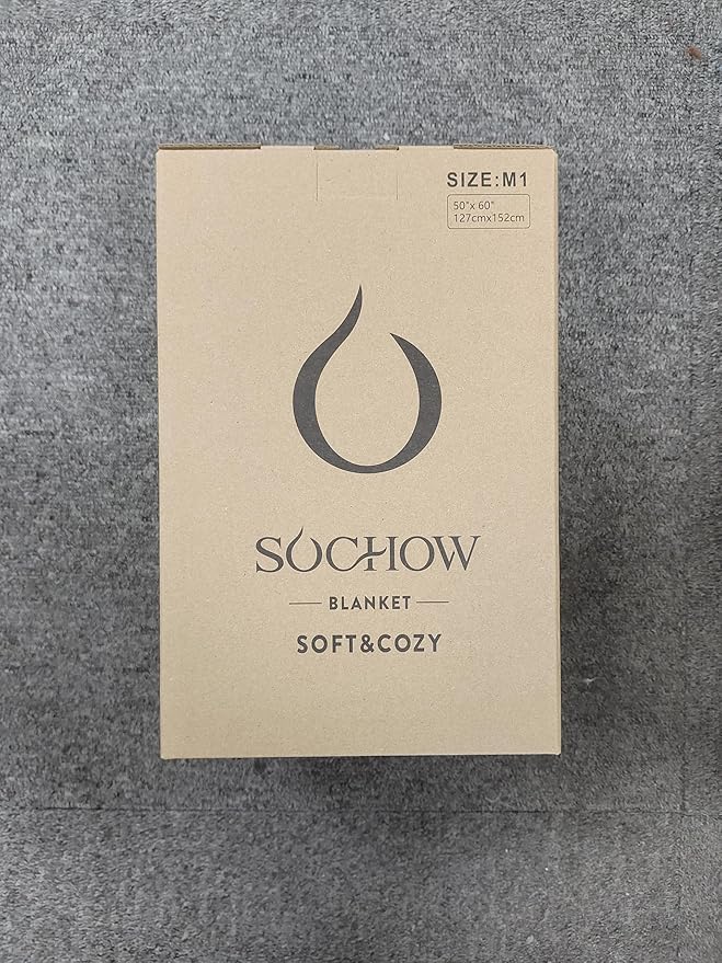SOCHOW Buffalo Plaid Sherpa Fleece Throw Blanket, Double-Sided Checkered Super Soft Luxurious Bedding Blanket 50 x 60 inches, Red/Blue
