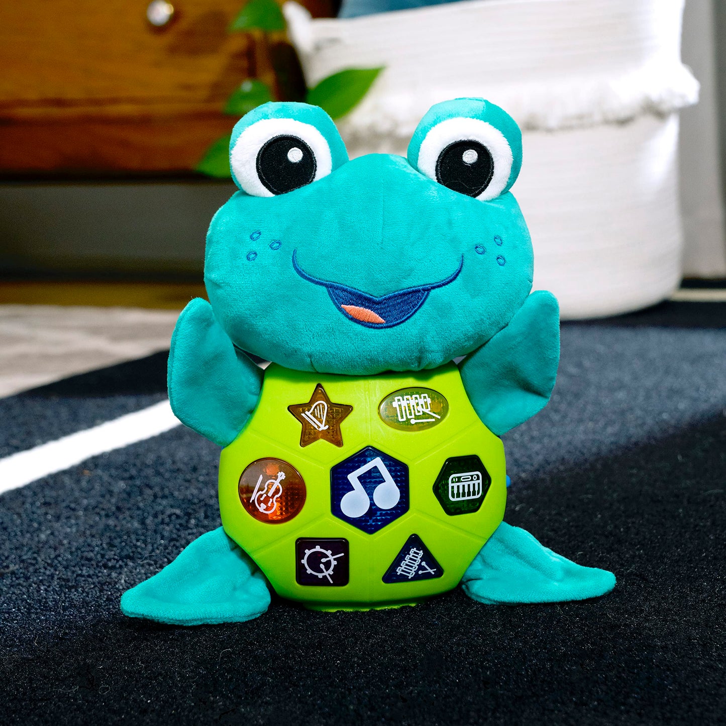 Baby Einstein Ocean Explorers Neptune’s Cuddly Plush Composer Musical Discovery Toy, Ages 6 Months and up