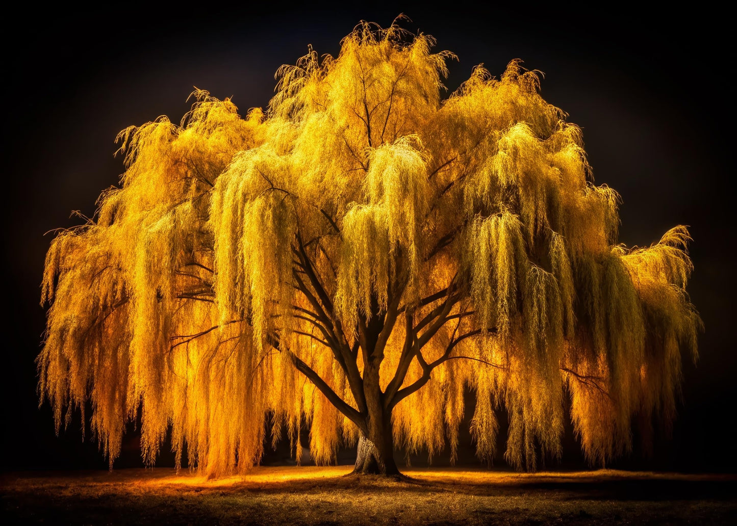 10 Gold Weeping Willow Tree Cuttings to Grow - Excellent for Bonsai or Garden