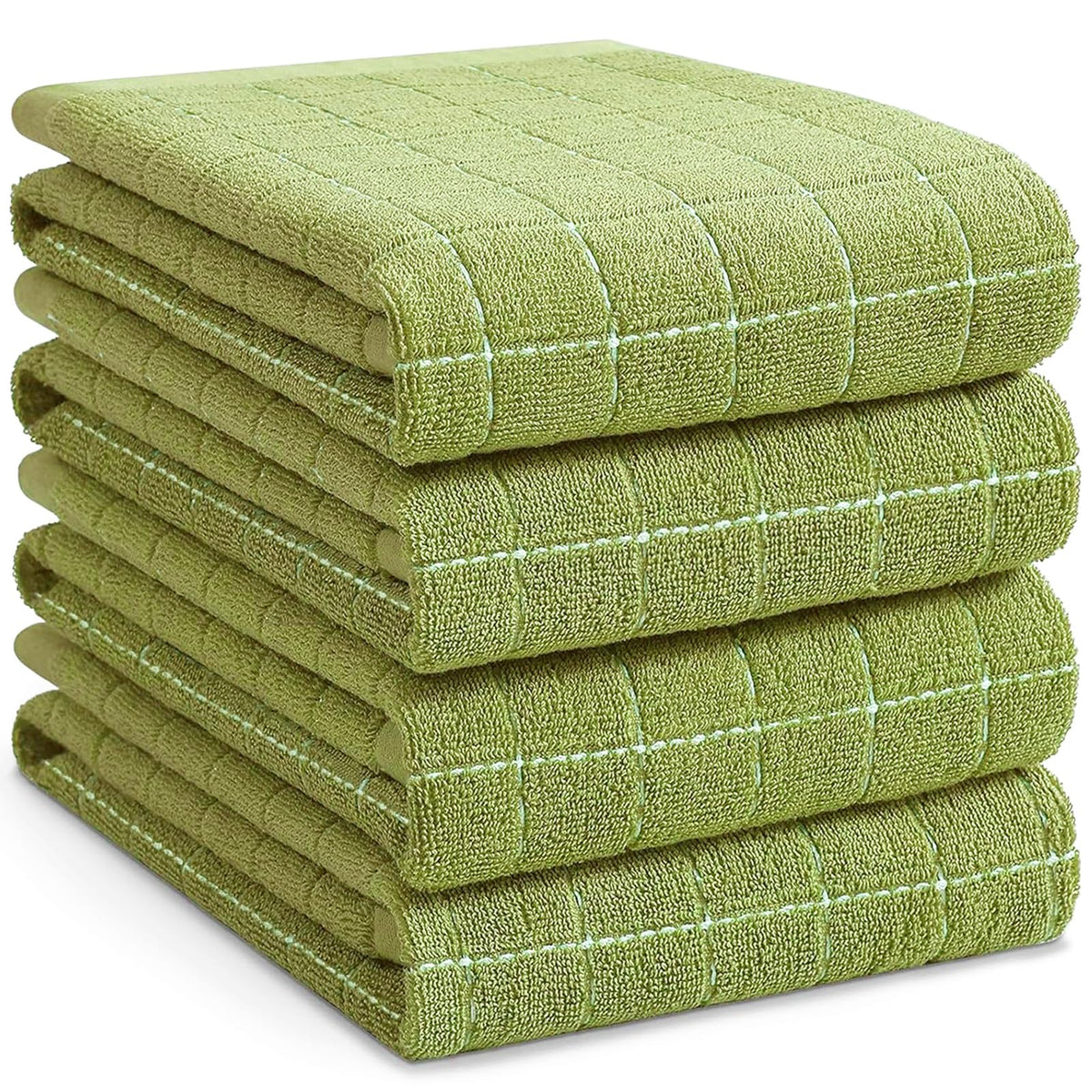 100% Cotton Terry Kitchen Towels (4 Count)