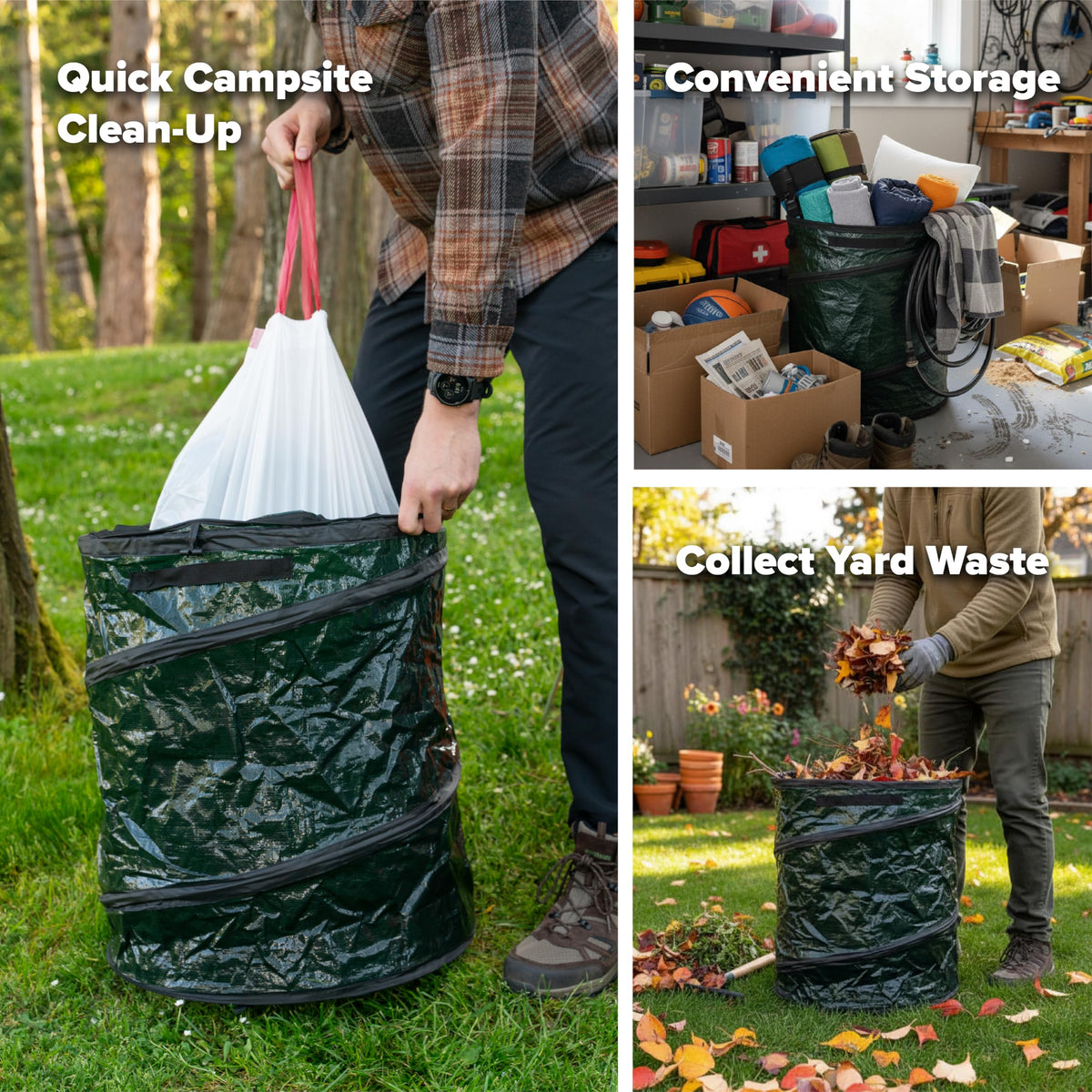 Pop Up Lightweight Trash Can