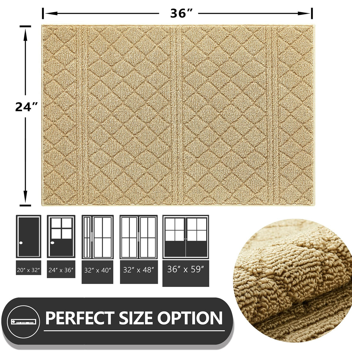 Front Door Mat 24" x 36"