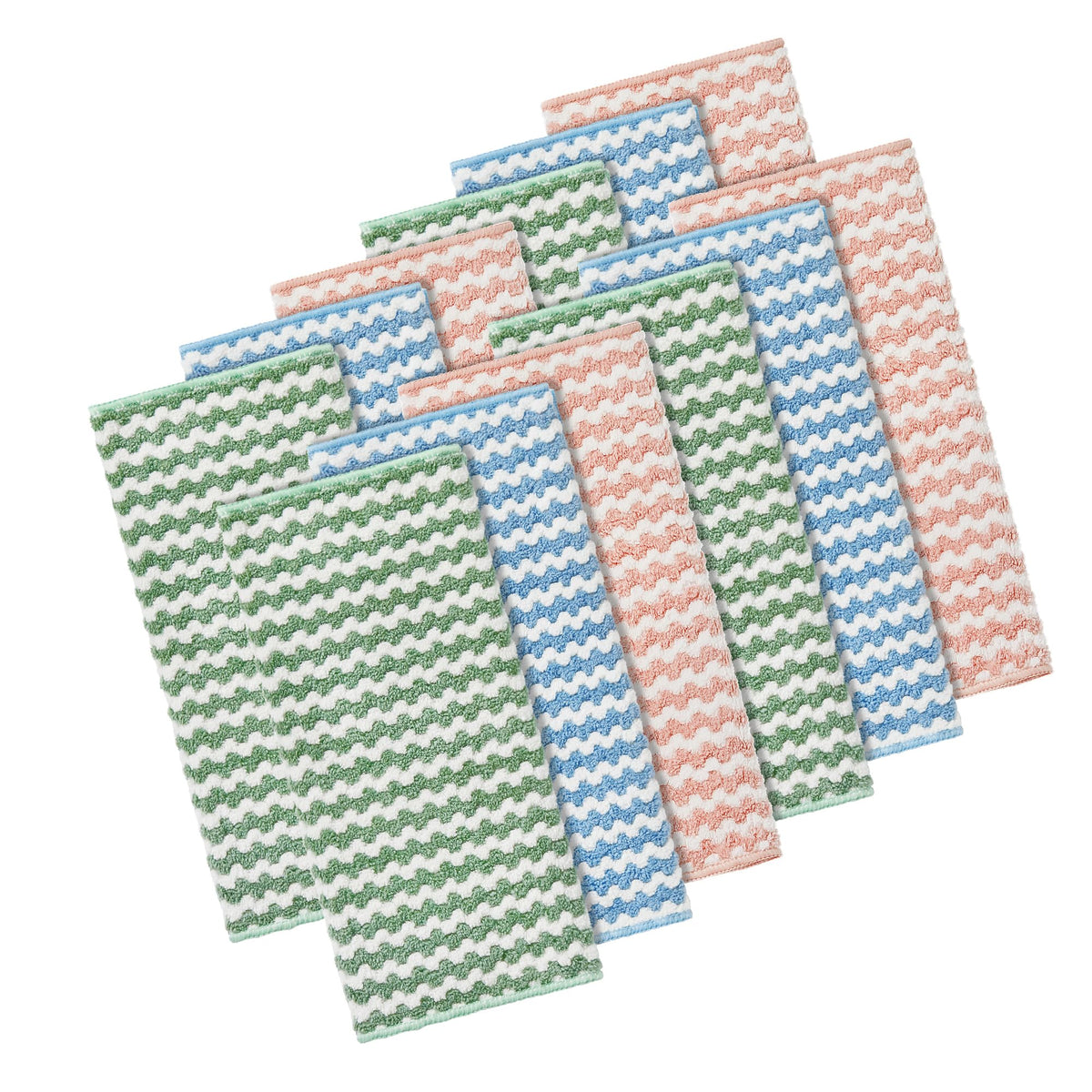 12 Pack Microfiber Cleaning Cloth (12 Count)