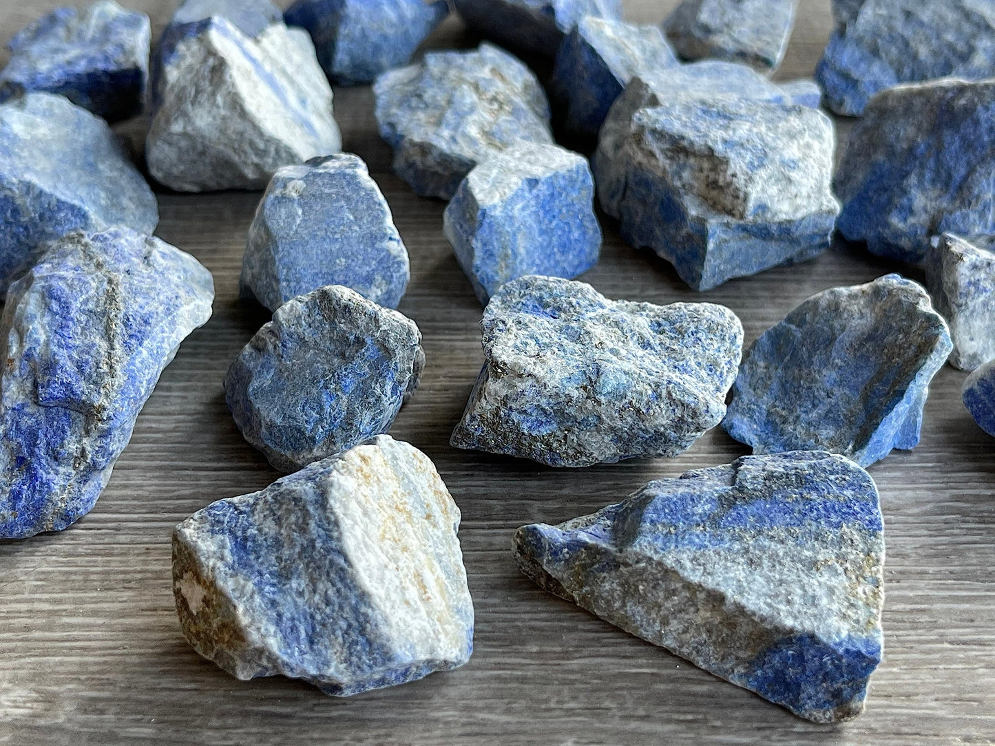 GAF TREASURES Wholesale Raw Lapis Lazuli Crystals, Natural Lapis Lazuli Stone, Natural Rough Lapis Lazuli Crystals, Lapis Lazuli Rough, Healing Crystals (Lapis Lazuli, 0.25 Pound)