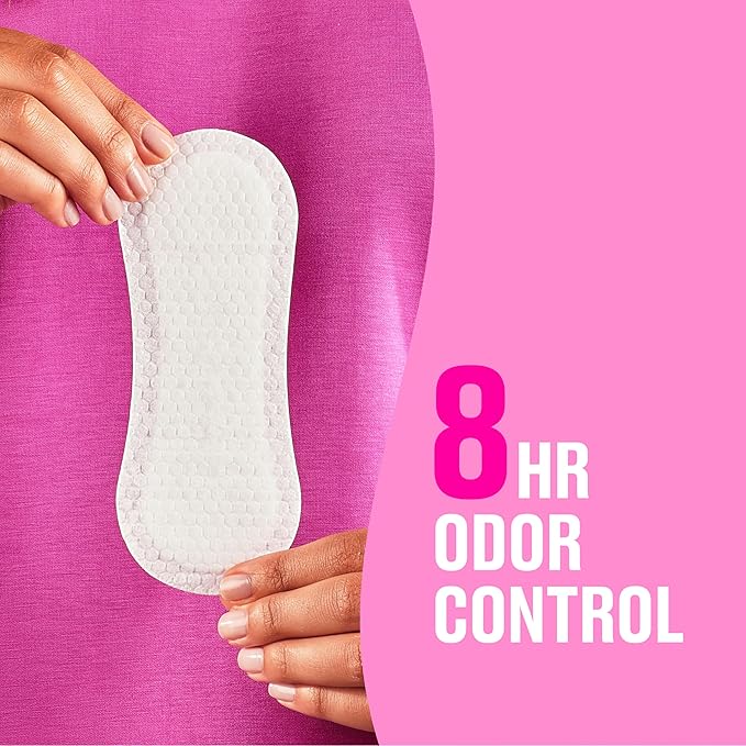 Carefree Panty Liners for Women, Regular, Unwrapped, Unscented, 120ct | Pantiliners, Carefree Liners, Daily Liners for Women, Light Periods and Leaks, 8-Hour Odor Control | 120ct (Packaging May Vary)