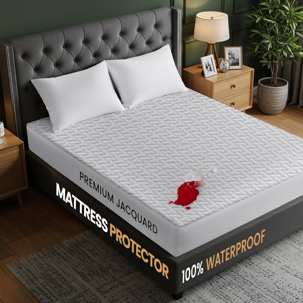 Waterproof Mattress Protector California King Size