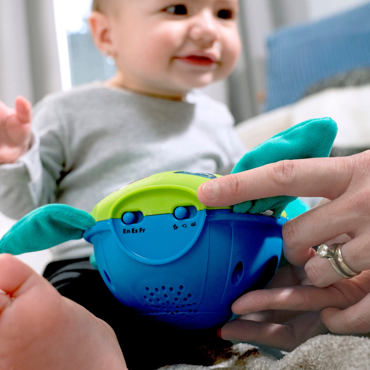 Baby Einstein Ocean Explorers Neptune’s Cuddly Plush Composer Musical Discovery Toy, Ages 6 Months and up