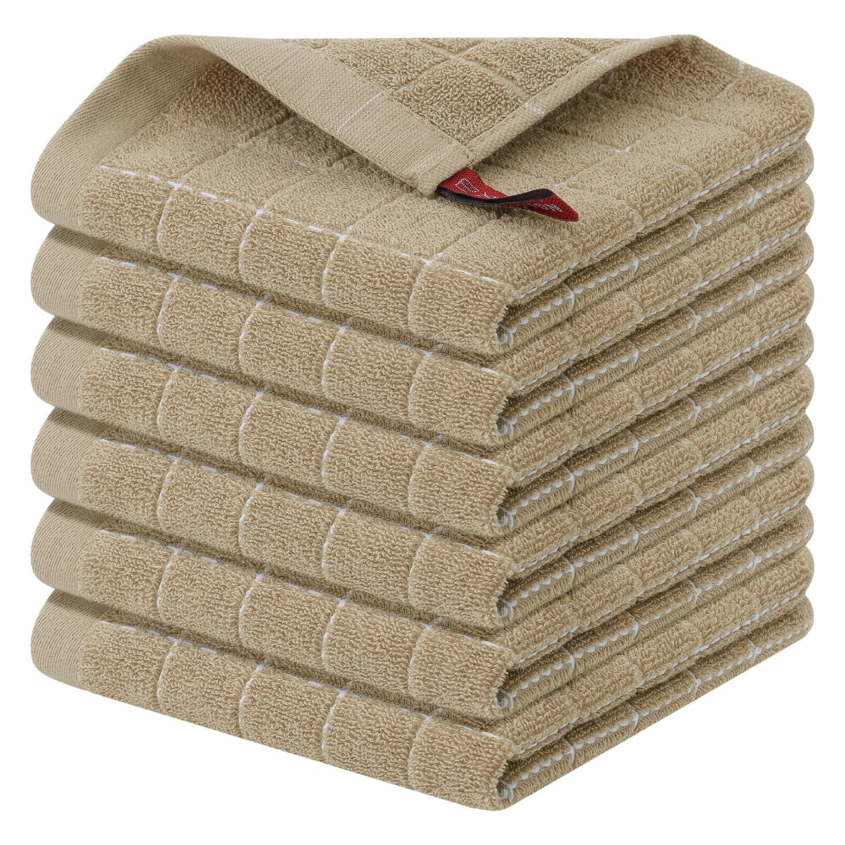 100% Cotton Terry Kitchen Dish Cloths (6 Count)