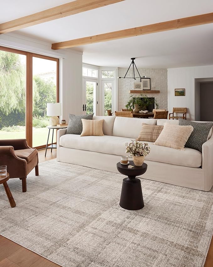 Loloi Angela Rose Ember Collection EMB-04 Ivory/Multi 2'-3" x 3'-10" Accent Rug
