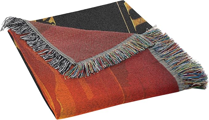Northwest Lion King Woven Tapestry Throw Blanket, 48" x 60", Sunset Walk
