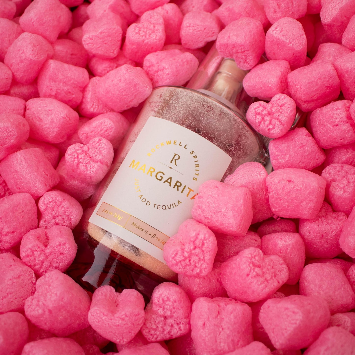 Magicwater Supply - .5 Cu Ft - Pink Heart Shaped Recycled Anti Static Packing Peanuts - Compostable & Biodegradable Cushion for Shipping - Dust-Free & Abrasion Resistant - Void Filler