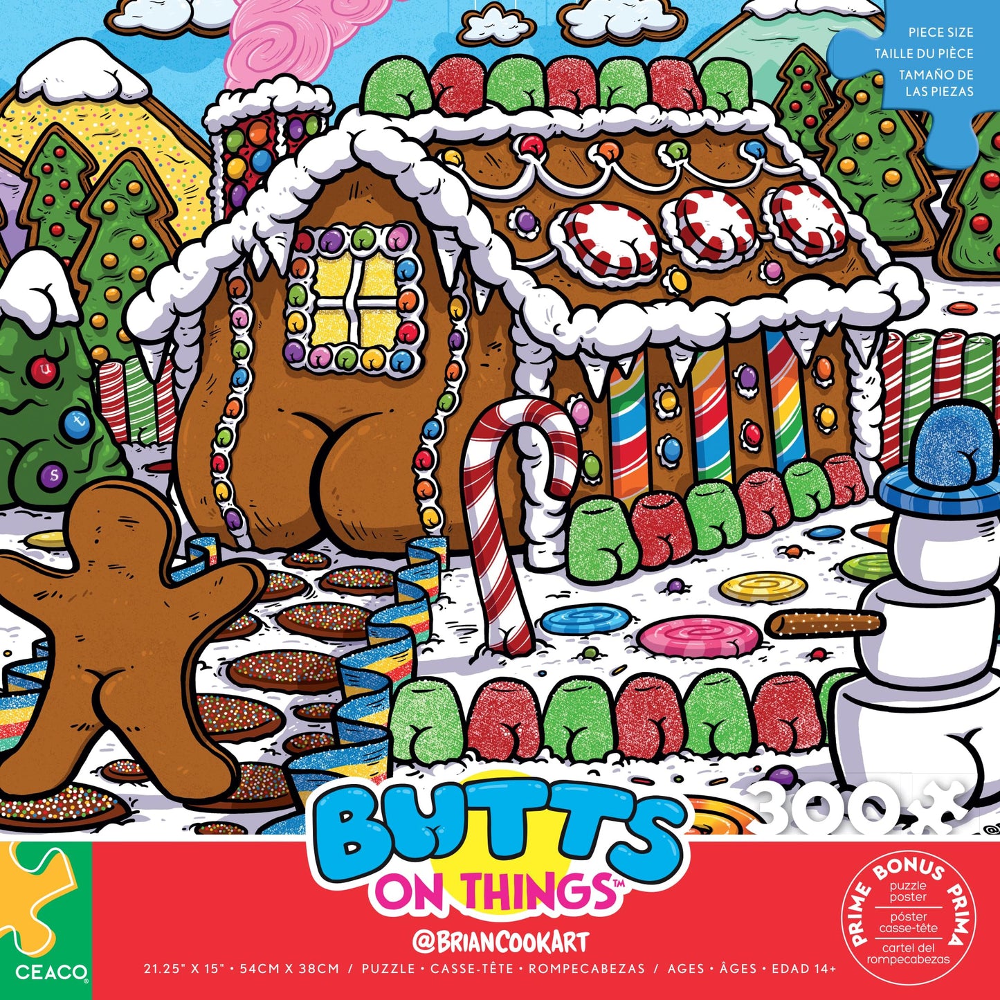 Ceaco - Avanti - Puppies in a Wagon - 300 Piece Puzzle for Adults - Challenging and Perfect for Game Nights - Finished Puzzle Size 21.25 x 15