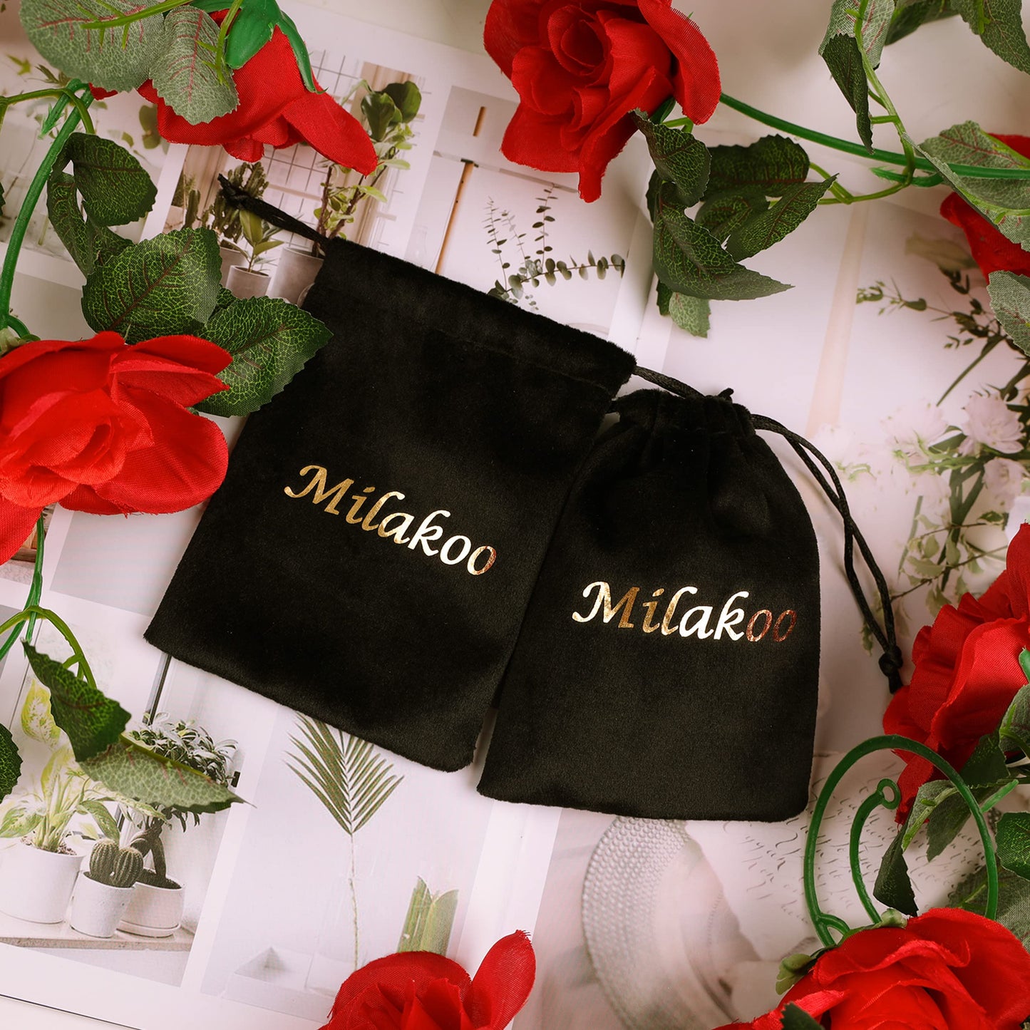 MILAKOO Womens Custom Engraving Bracelets Personalized Love Gifts for Her
