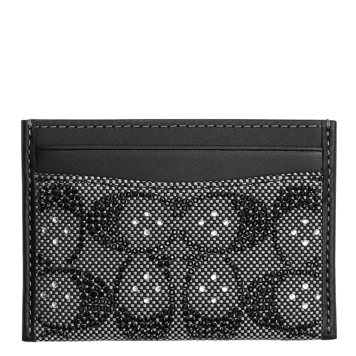 COACH Crystal Signature Jacquard Essential Card Case