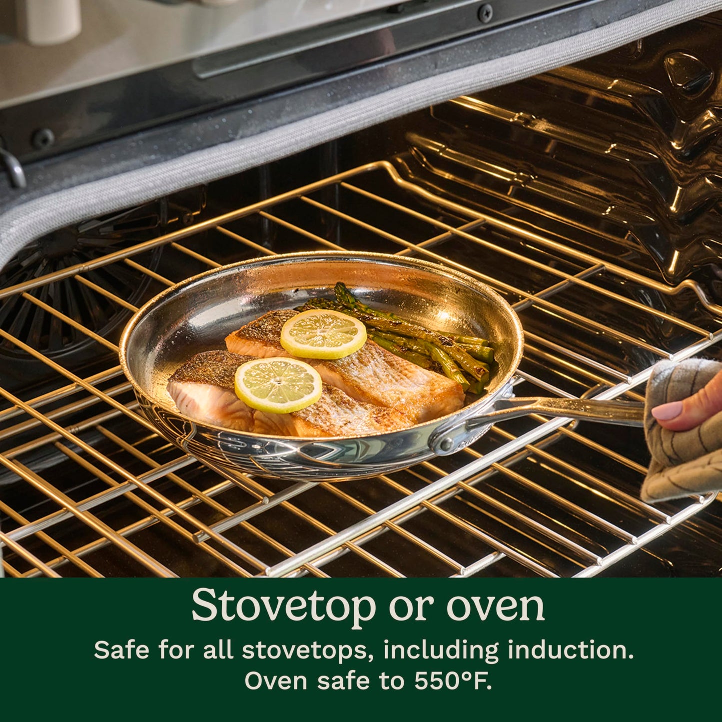 Cuisinart Chef’s Classic 11-Piece Stainless Steel Pots and Pans Set, Cookware Set Compatible with Induction, Electric, Gas Cooktops, Aluminum Core for Even Heat, Cool Grip Handles, Dishwasher Safe
