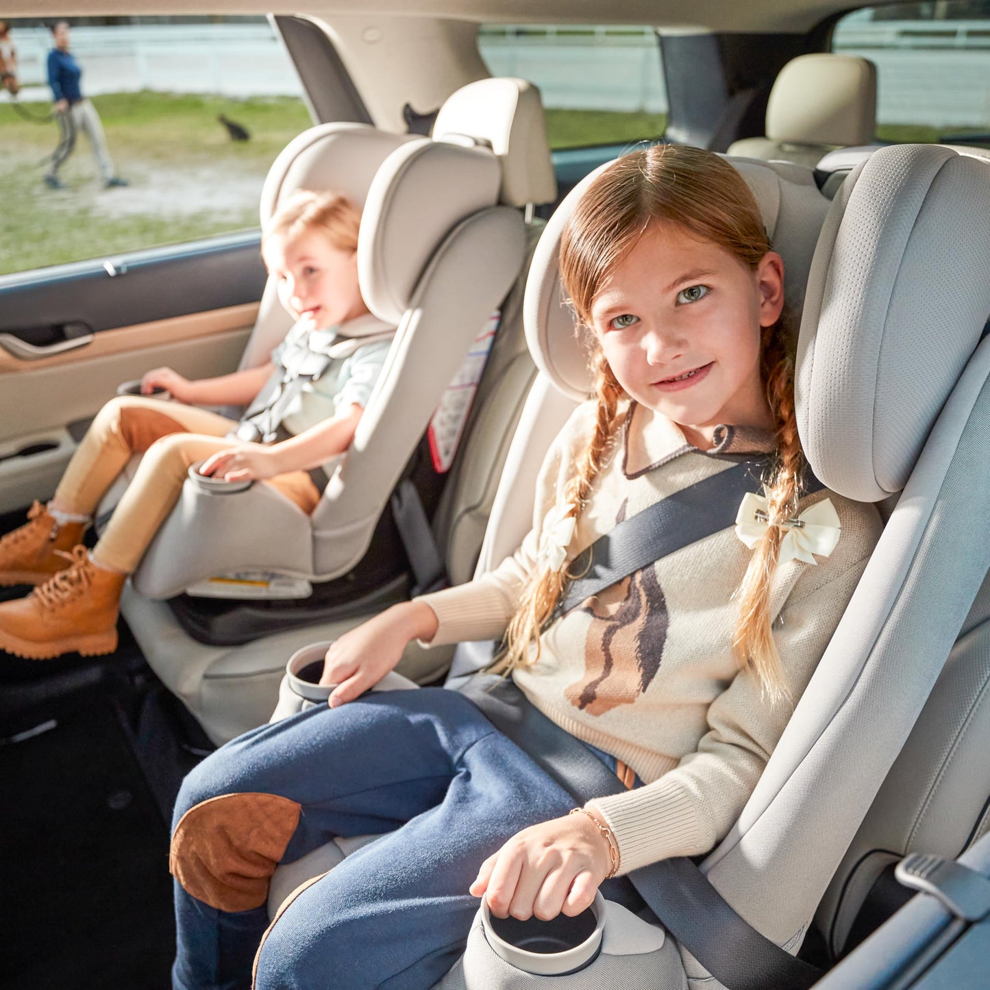 Maxi-Cosi Pria All-in-One Convertible Car Seat, Infant to Toddler Car Seat, Easy-Install Harness, Machine-Washable Cover, 5-100 lbs, Sea Shadow