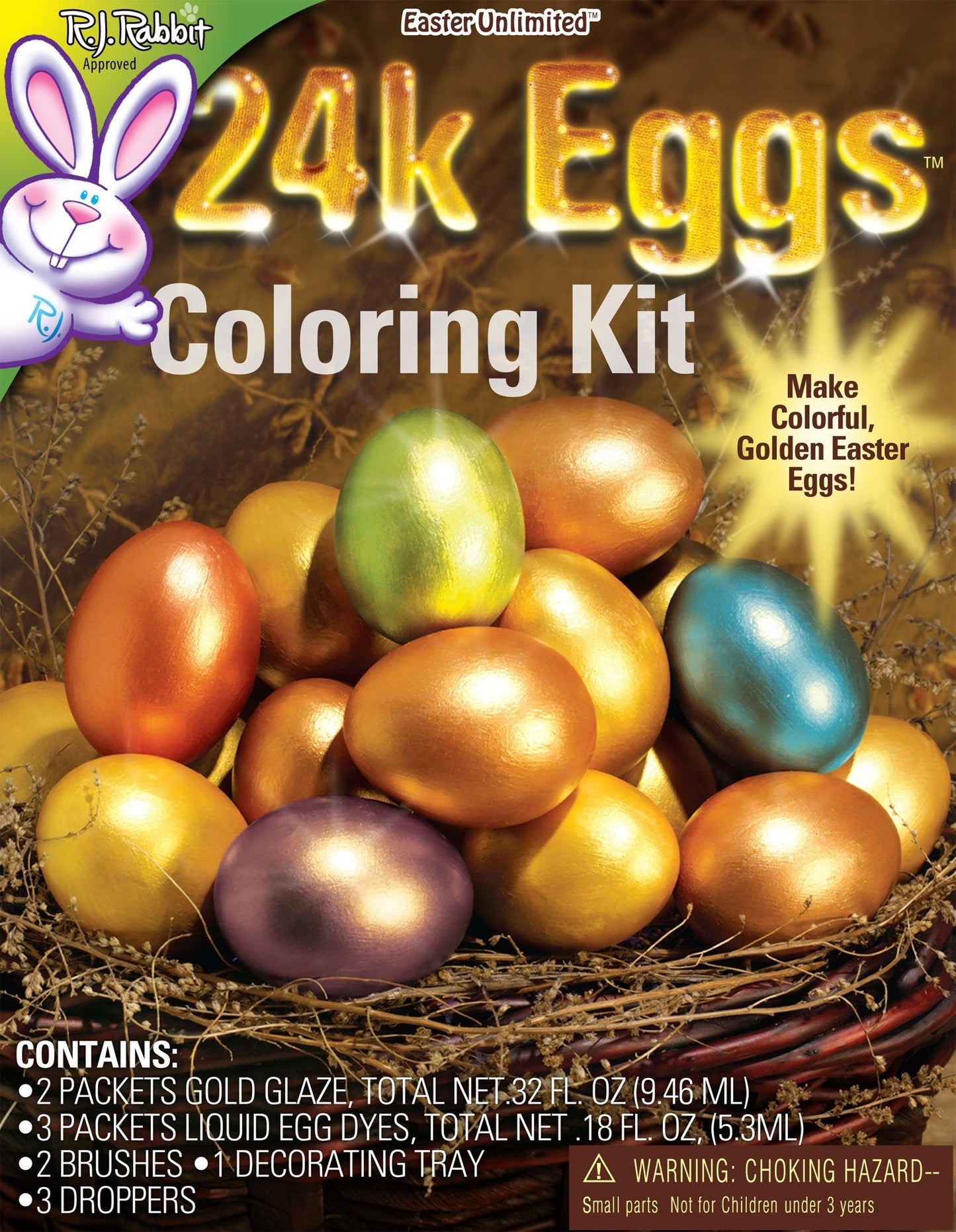24 Karat Easter Egg Coloring Kit