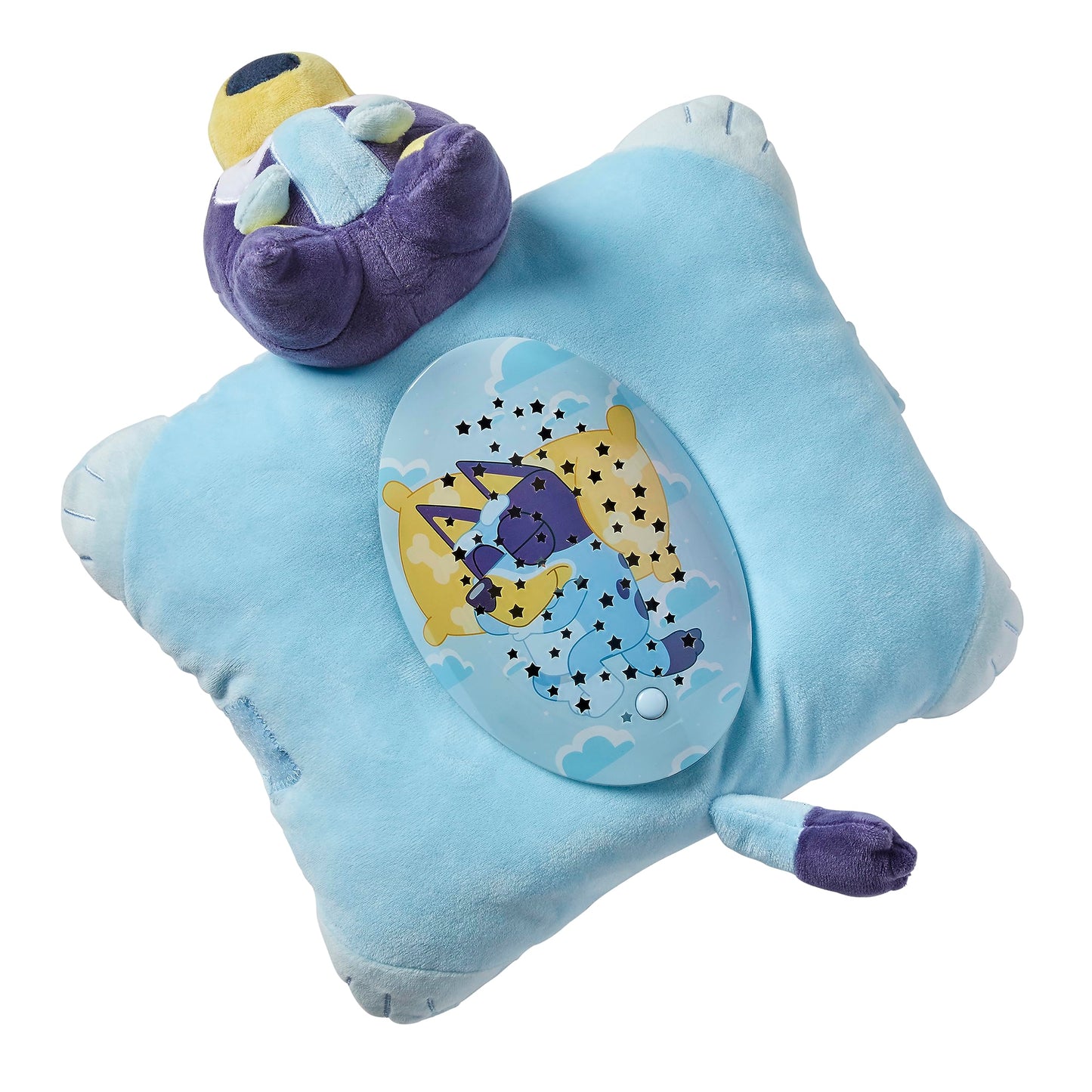 Pillow Pets 16 inch Bluey Sleep Time Light, Stuffed Animal Plush Toy, Gifts for Kids