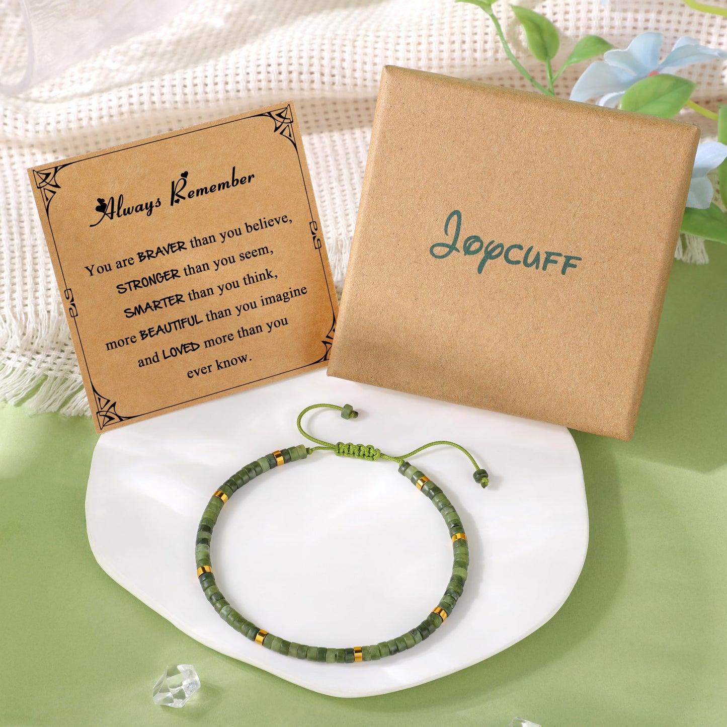 JoycuFF Teen Gifts Teenages Bracelets Teen Trendy Stuff Birthday Christmas Gifts Natural Stone Bracelets Cute Teenager Jewelry for Women Friends Sister Mom Daughter Wife Friend