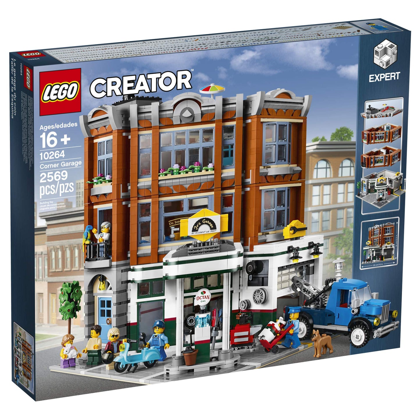 LEGO Creator Expert Corner Garage 10264 Building Kit (2569 Pieces)