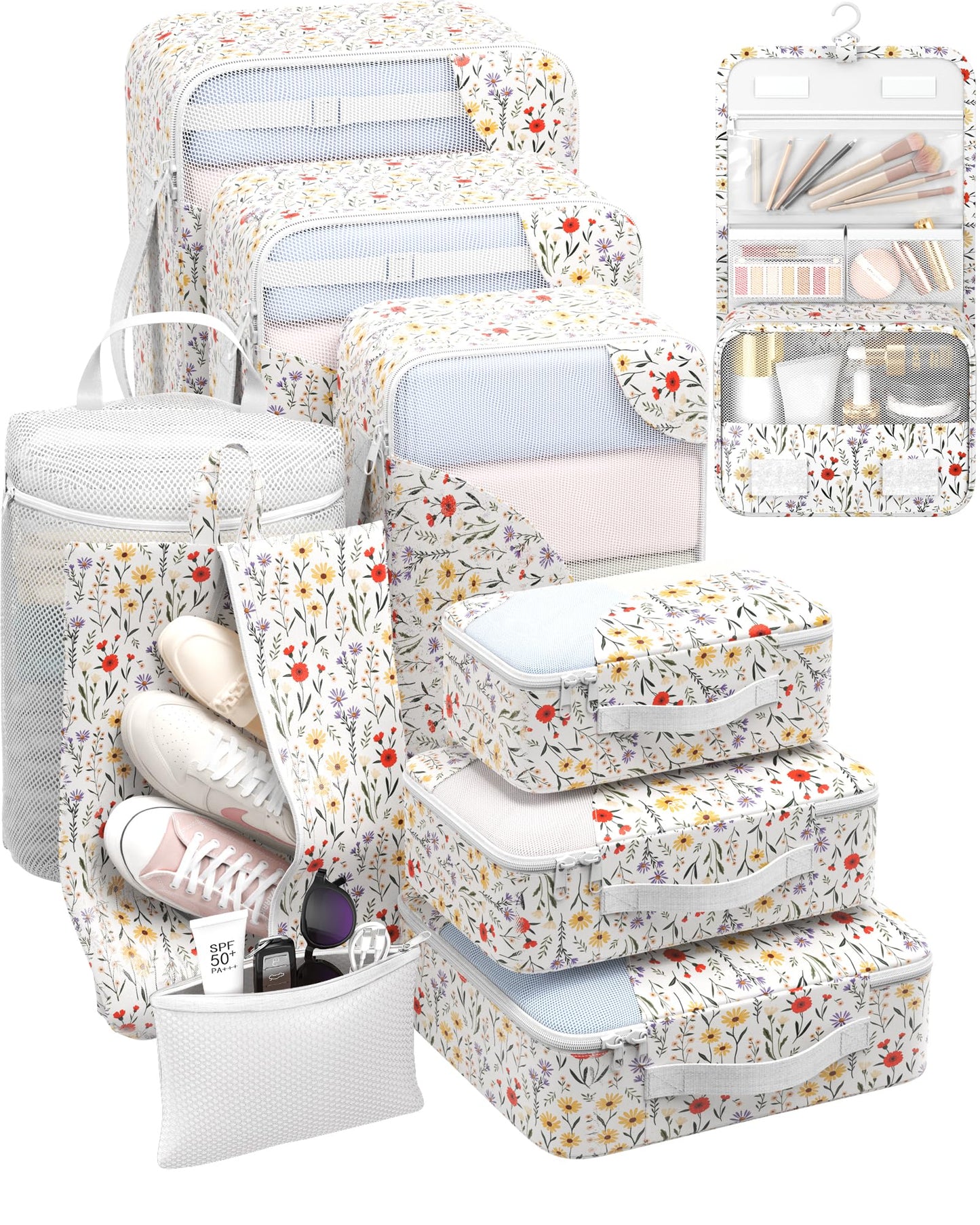 10 Set Packing Cubes for Travel, Gifts for Women Mom,Anti-Tearing Suitcase Organizer,OlarHike Vacation Essentials & Accessories for Cruise Ship