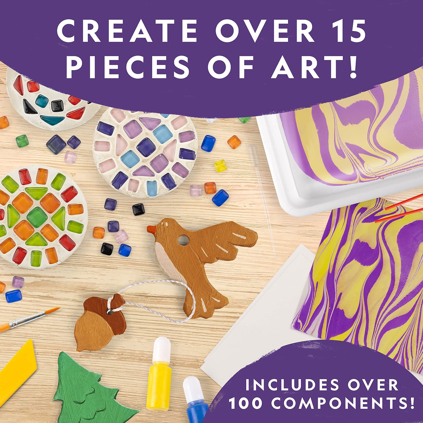 NATIONAL GEOGRAPHIC Arts, Crafts and Chemistry Kit for Kids
