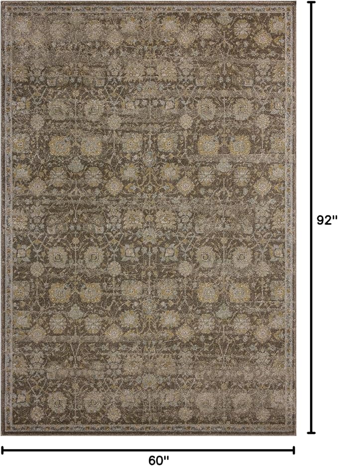 Loloi Magnolia Home by Joanna Gaines Mona Collection MOA-03 BARK/Natural 5' x 7'-8" Area Rug