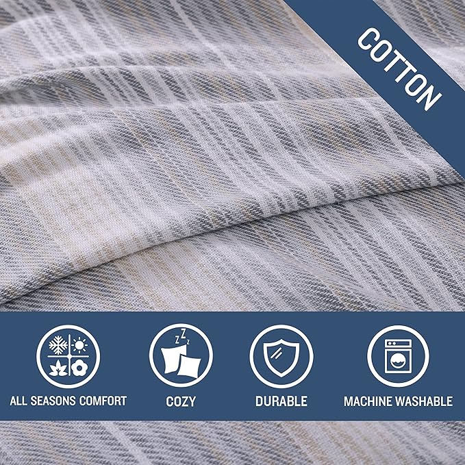 Tommy Bahama - Queen Blanket, Soft Cotton Bedding, Coastal Inspired Bedding Essentials (Sandy Shore Turquoise, Queen)