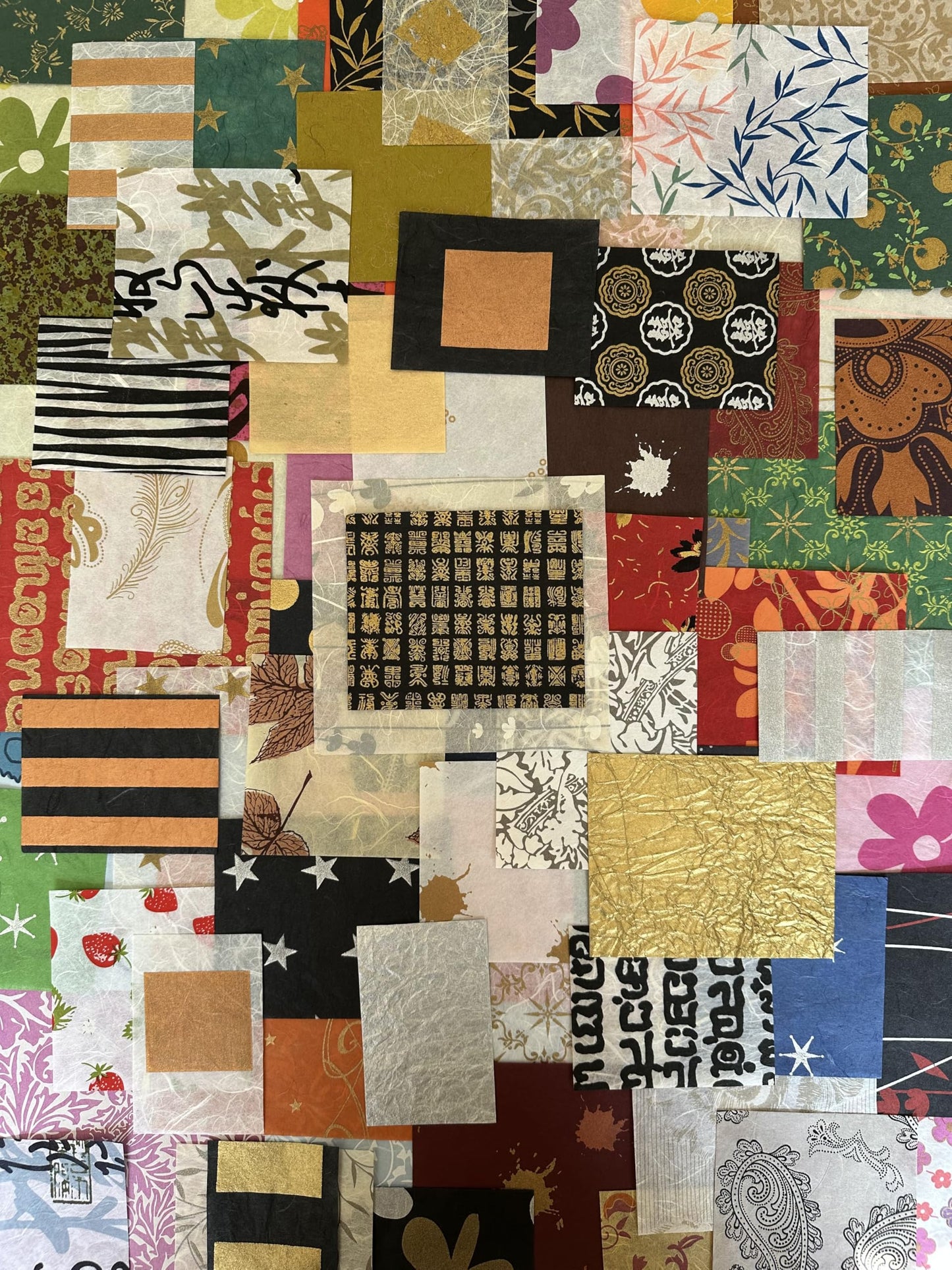 Print Carnival Scrap Pack (100 Pieces) - Mulberry Paper