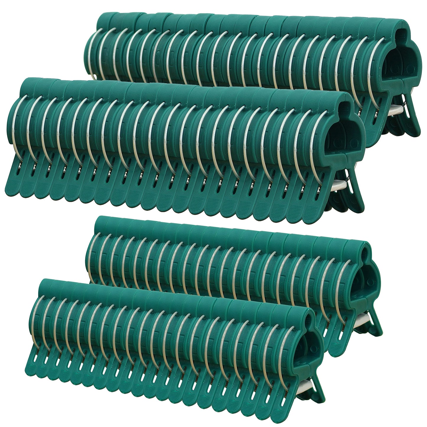 Gardzen 80 Pcs Garden Plant Clips, Plant Support Clips for Securing Stems, Flowers or Climbing Vines to Tomato Cages, Trellis