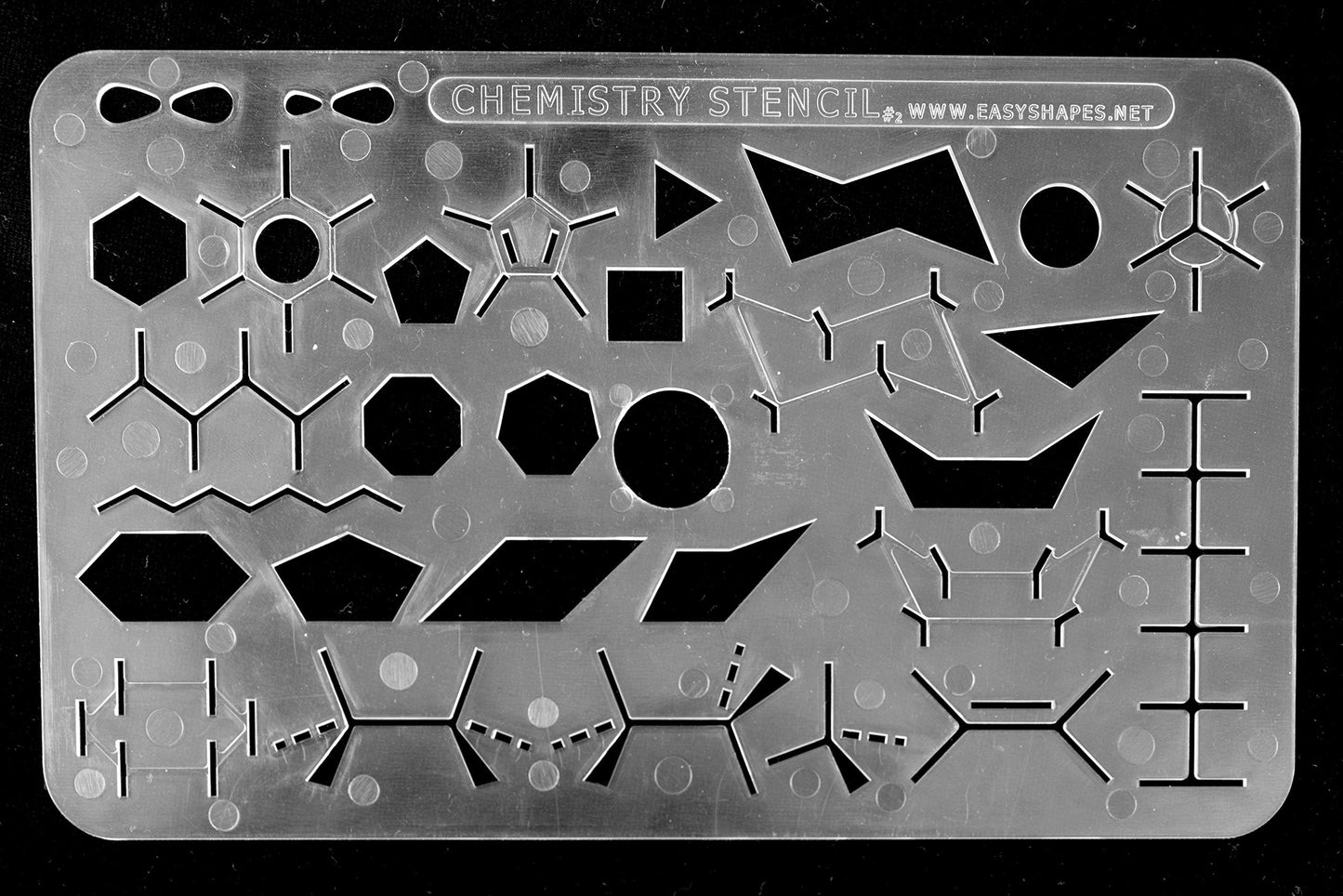 Easyshapes: Organic Chemistry Stencil Drawing & Drafting Template.