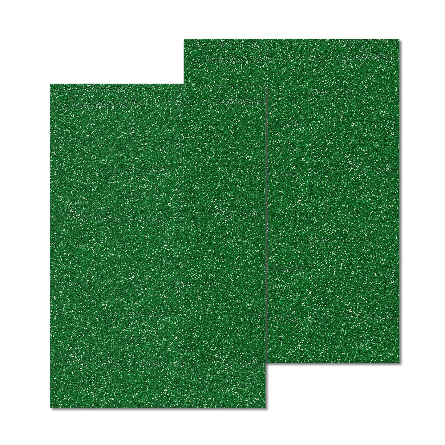Eszeoee 2 Pack 8'' x 12'' Glitter Dark Green Acrylic Sheet, 3mm Thick Acrylic Plexiglass Boards for Laser Cutting and DIY Craft Projects