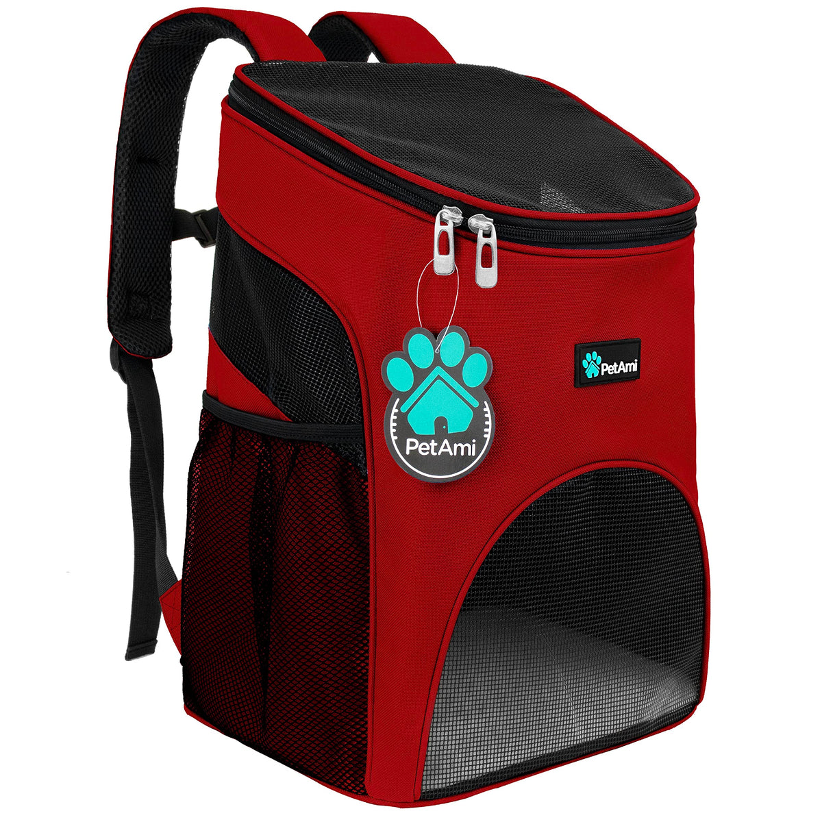 PetAmi Cat Backpack Carrier for Small Dogs and Large Cats, Airline Approved