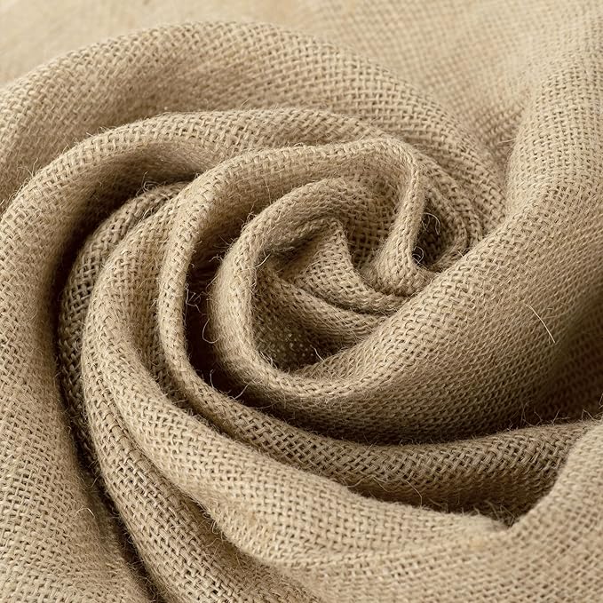4 Pack Natural Burlap Table Runners (12 x 72 Inch) | Rustic Jute Table Runners for Wedding, Farmhouse, Thanksgiving, Coffee Table Decor Cover, Fall Décor & Parties