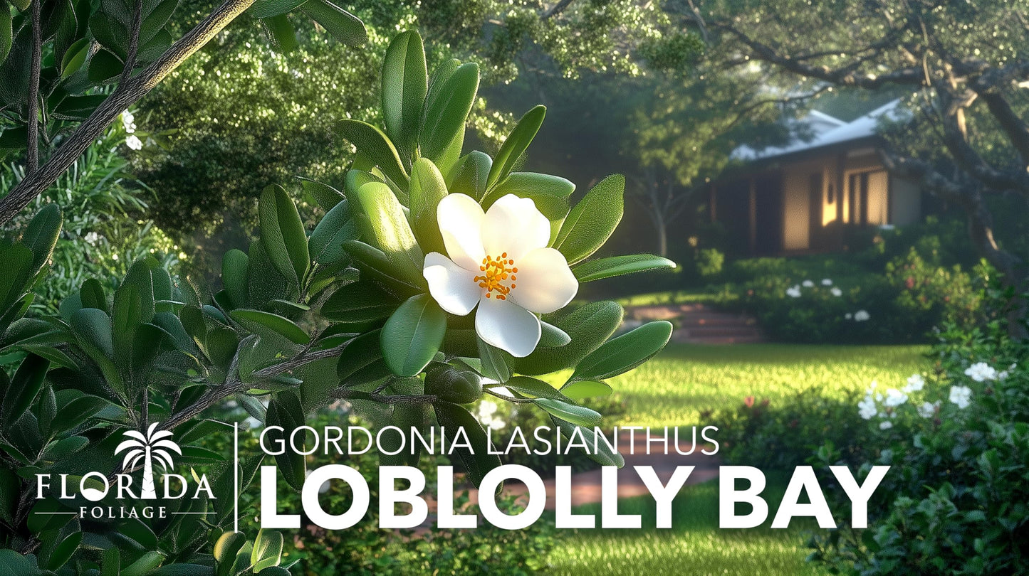 Loblolly Bay | 3 Live Plants | Gordonia lasianthus | Evergreen Flowering Tree for Landscaping | Thrives in Wet Soil & Tolerates Wet Feet