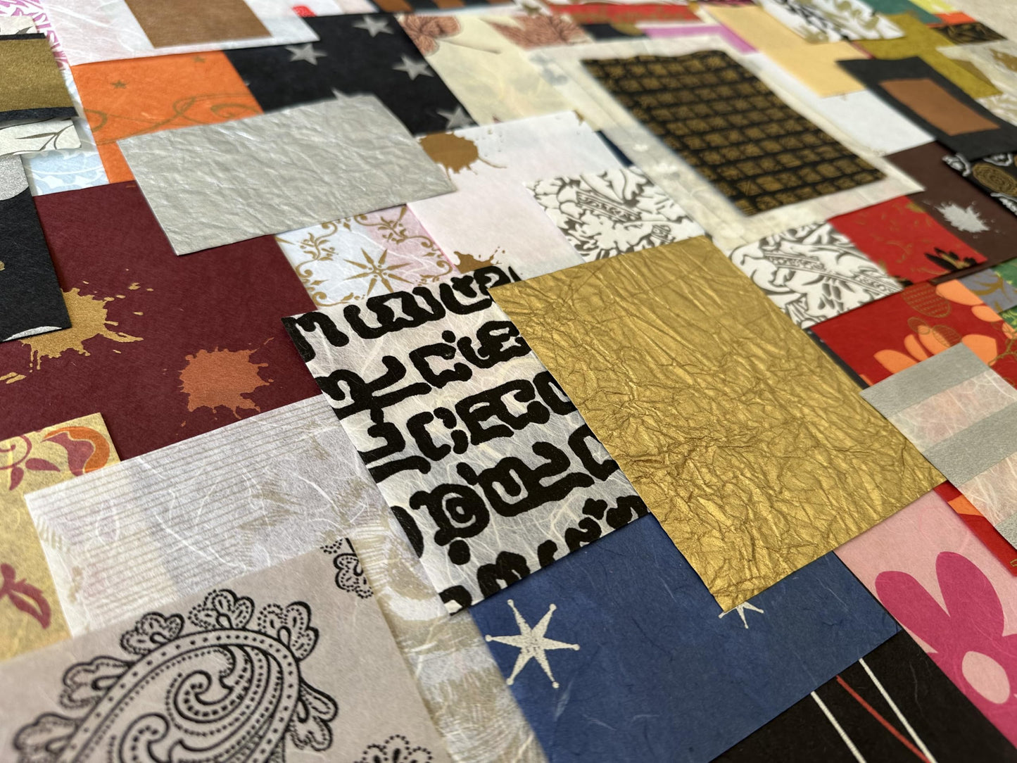 Print Carnival Scrap Pack (100 Pieces) - Mulberry Paper
