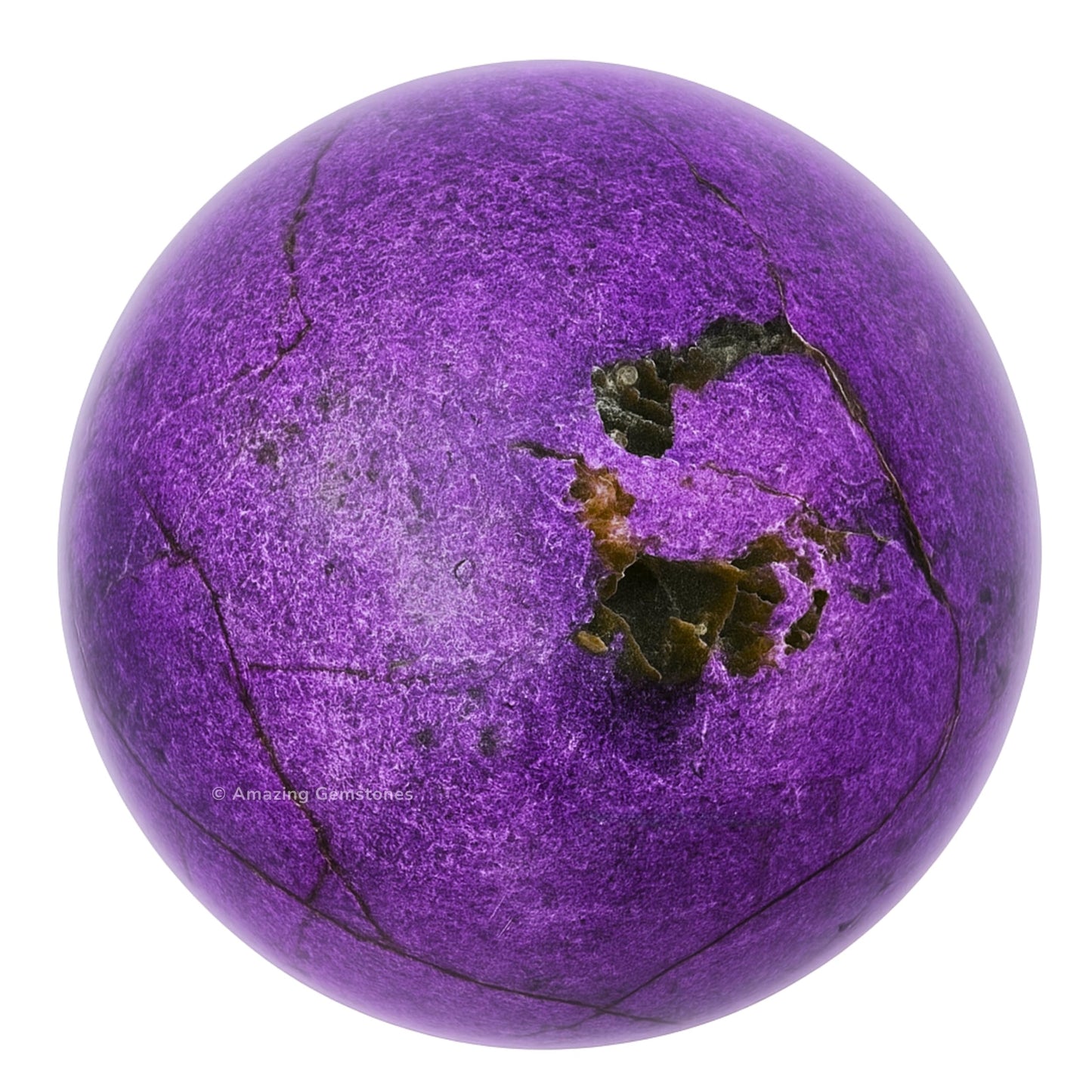 Amazing Gemstone Stichtite Crystal Ball with Stand - 2 Inches Crystal Sphere Meditation Balls for Witchcraft and Decorative Balls