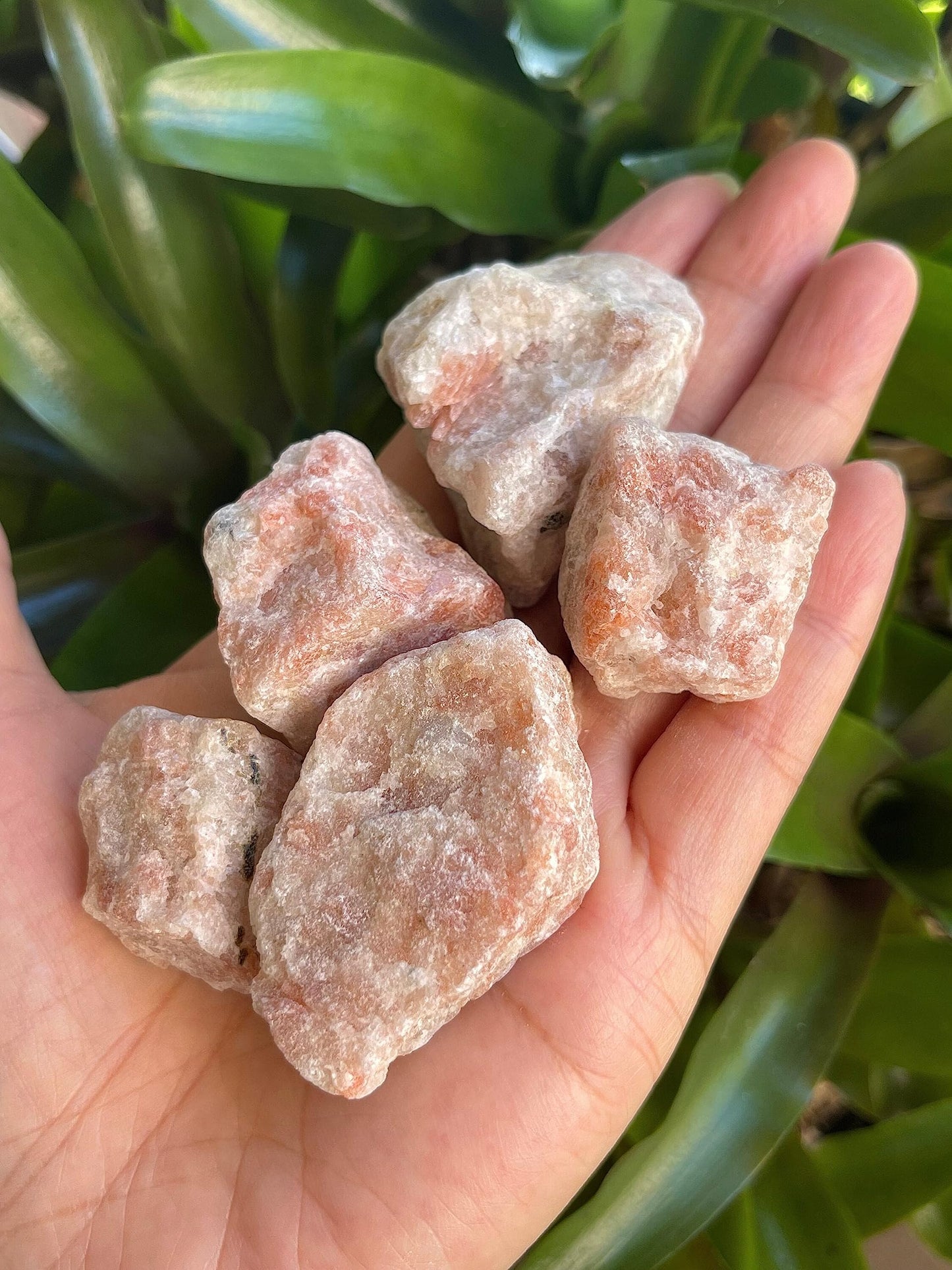 GAF TREASURES Wholesale Raw Sunstone, Natural Sunstone, Natural Rough Sunstone Crystals, Rough Sunstone, Sunstone Healing Crystals (Sunstone, 0.5 Pound)