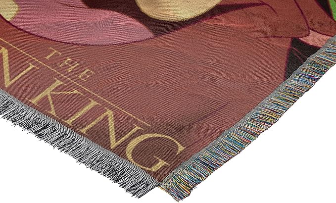 Northwest Lion King Woven Tapestry Throw Blanket, 48" x 60", Jungle Friends
