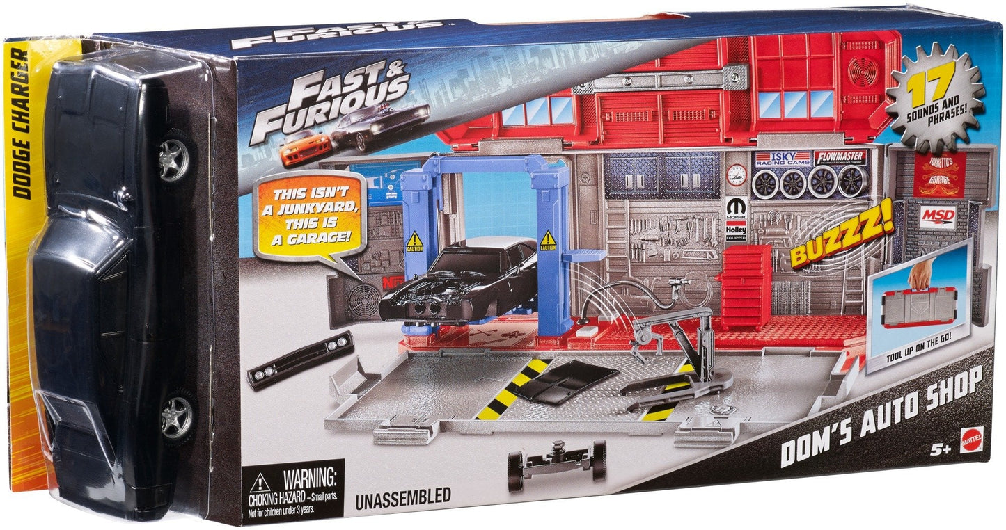 Mattel Fast & Furious 8 Customizers Dom's Auto Shop Vehicle