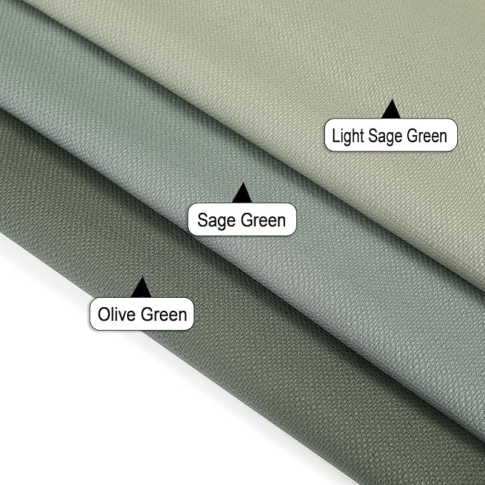Chyhomenyc Sage Green Curtains 120 Inch Length 2 Panels Set, Faux Linen Textured Light Filtering Soft Airy Farmhouse Curtain Drapes Ceiling to Floor for Large Window, 50Wx120L
