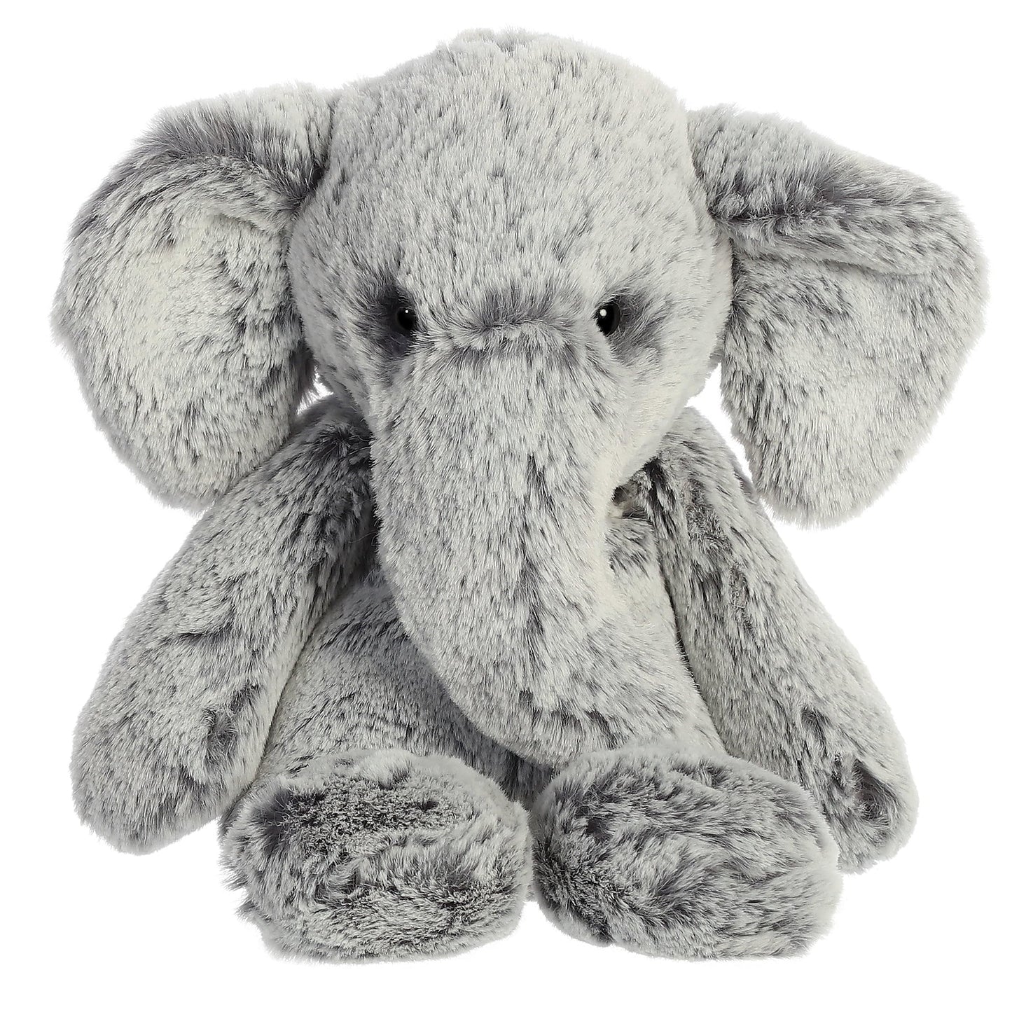 Aurora® Snuggly Sweet & Softer™ Elephant Stuffed Animal - Comforting Companion - Imaginative Play - Gray 9 Inches