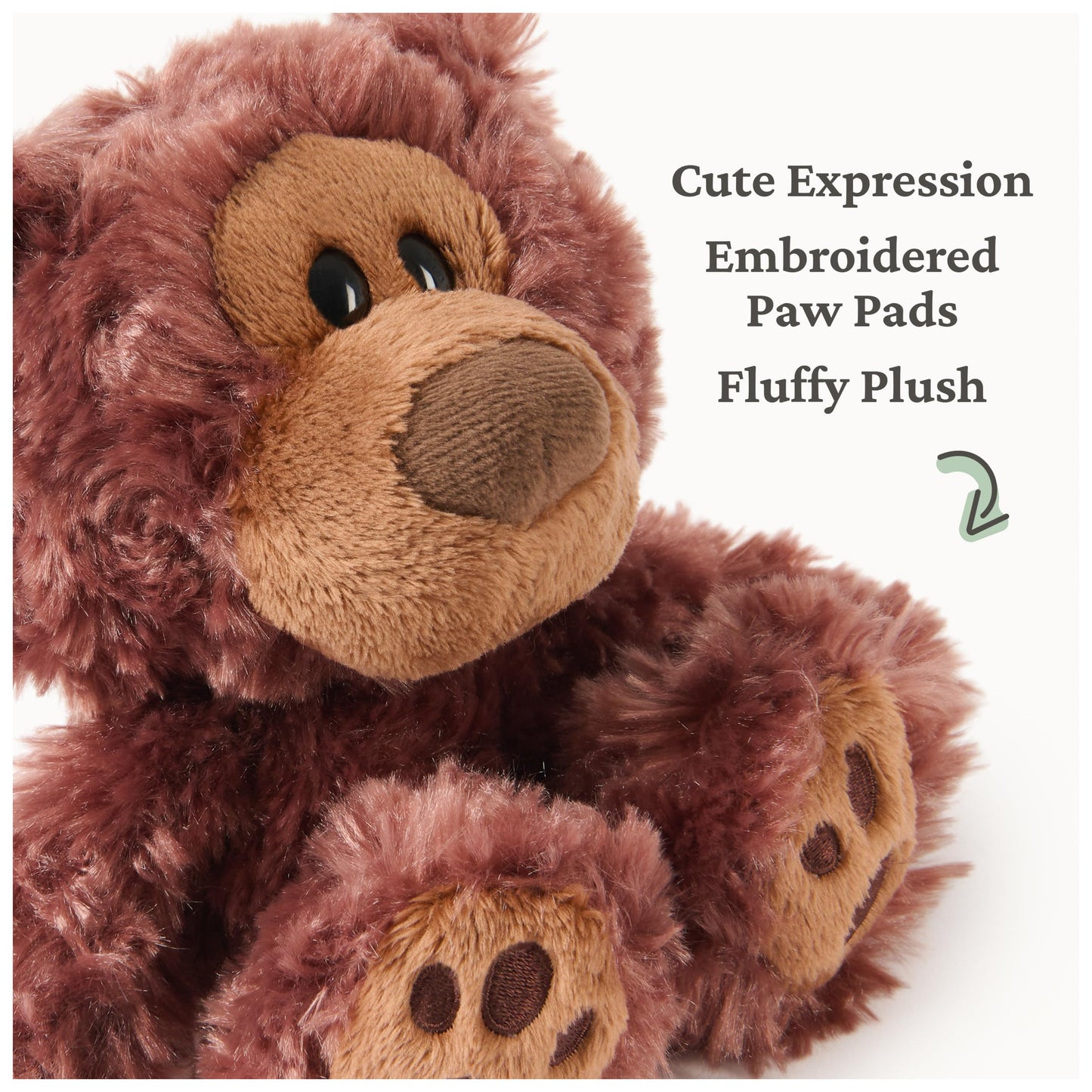 GUND Philbin Teddy Bear, Little Stuffed Animals, Classic Plush Toys for Ages 1 and Up, Chocolate Brown, 7”