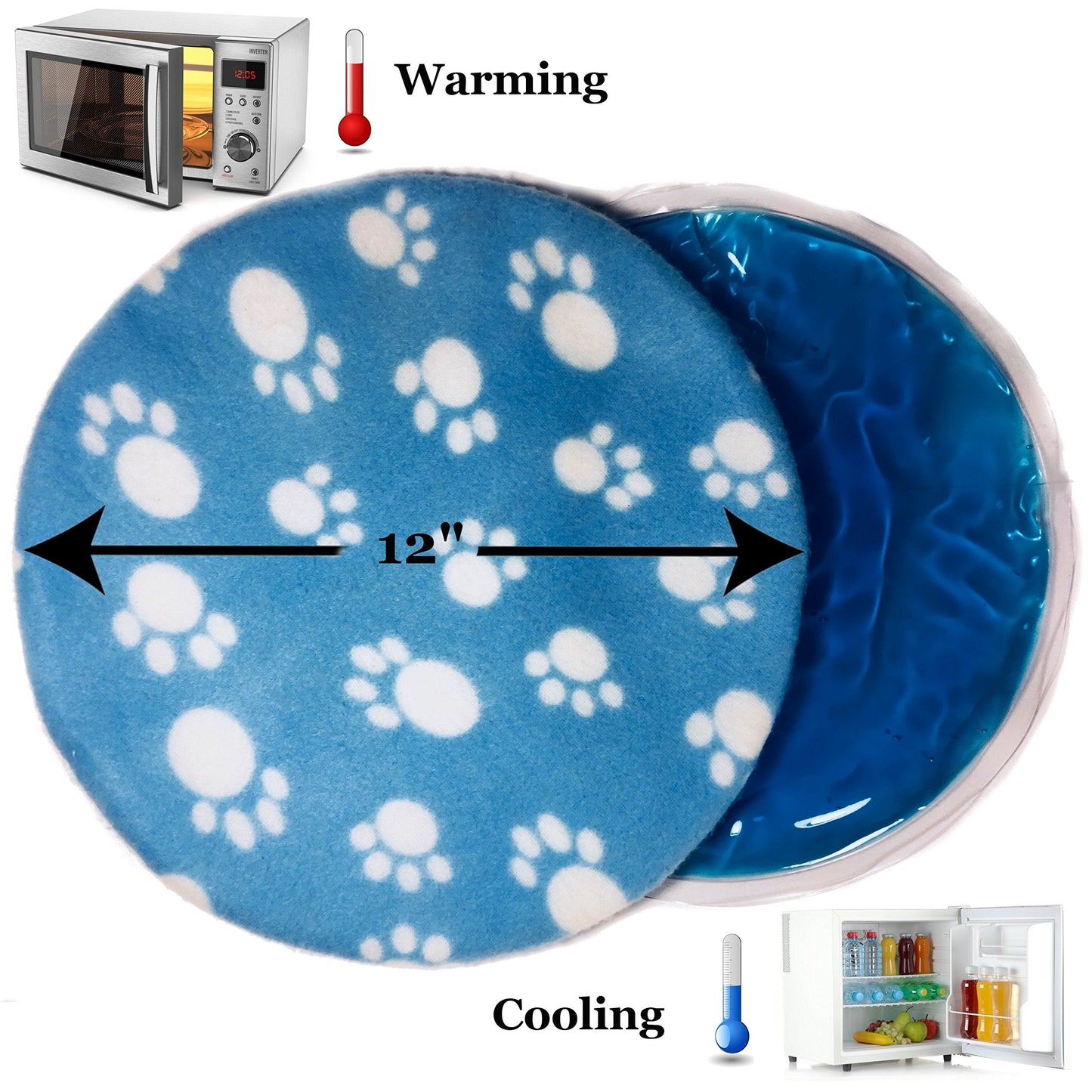 Pet Fit For Life Snuggle Soft Dog Cooling Pad & Pet Heating Pad - Comfortable Temperature Control in All Seasons - Ideal for Cats, Dogs & Pets for Year-Round Comfort