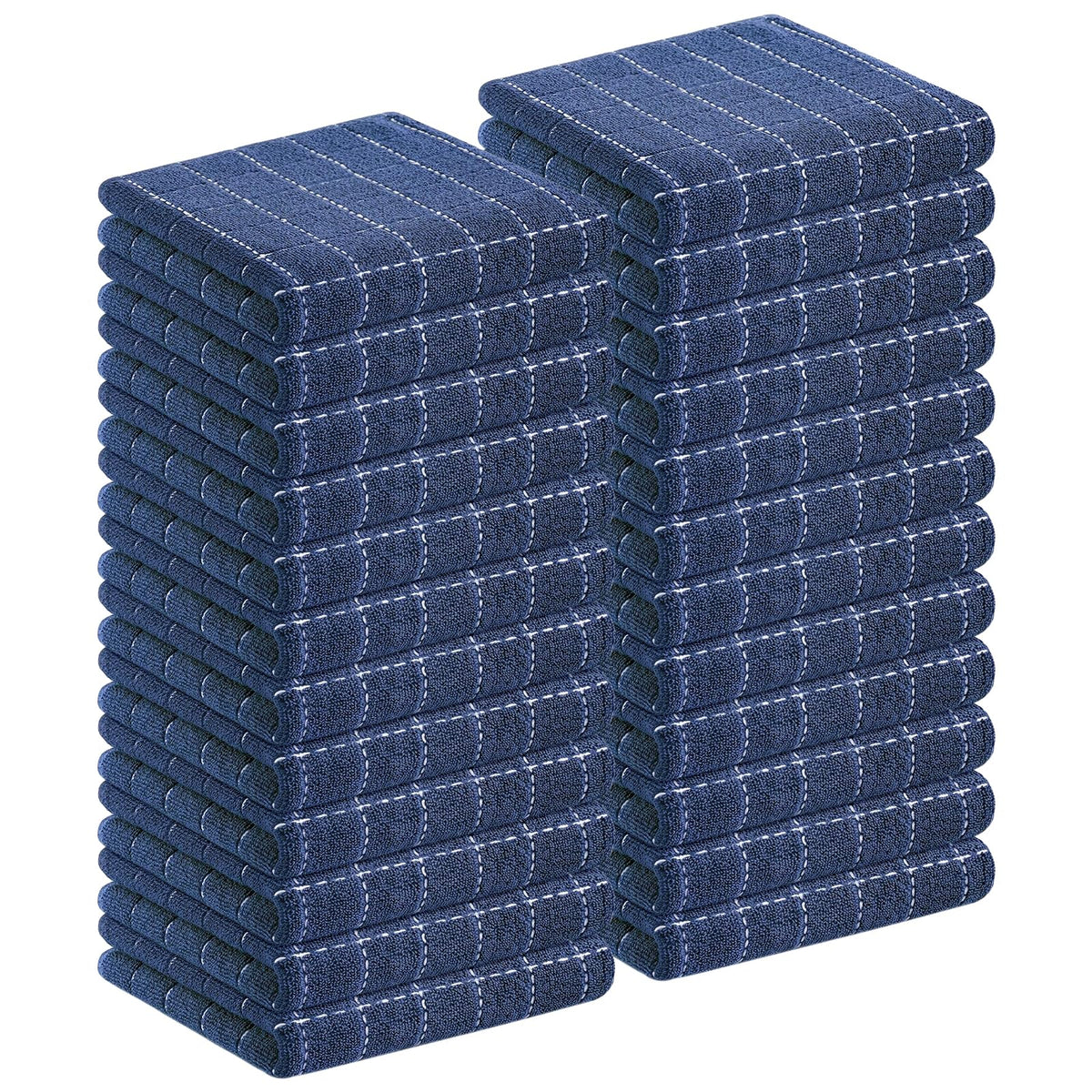 100% Cotton Terry Kitchen Towels (24 Count)