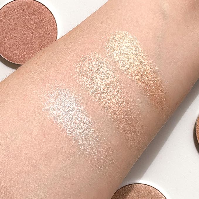 Sandstone Scandinavia Highlighter – Hypoallergenic Face Highlighter - High Glossy Face Illuminator with Natural Finish - Pearl Shimmer - Smooth silky Powder Makeup (Golden Champagne, 3 g)