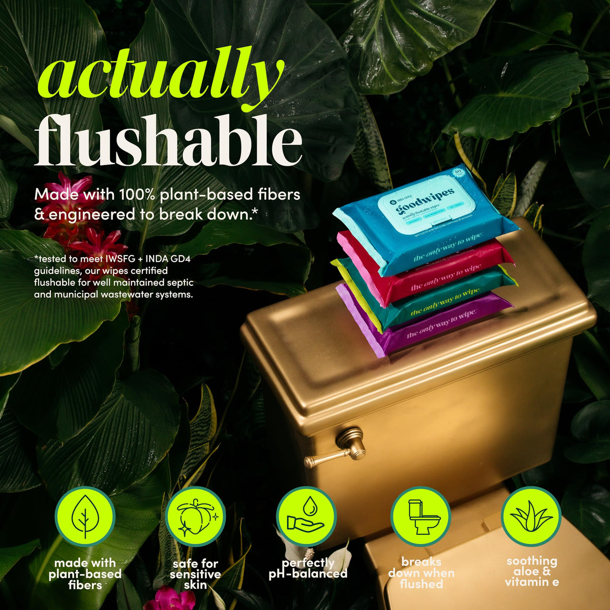 Flushable Wipes (318 Count)